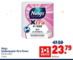 Makro Nalys keukenpapier Xtra Power aanbieding