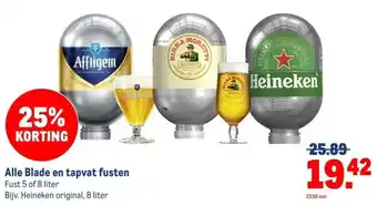 Makro Alle Blade en tapvat fusten aanbieding