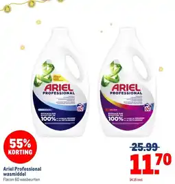 Makro Ariel Professional wasmiddel aanbieding