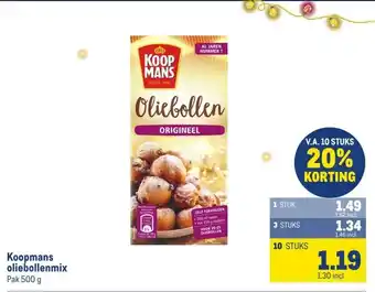 Makro Koopmans oliebollenmix aanbieding