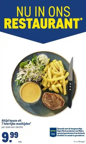 Makro Altijd keuze uit 7 heerlijke maaltijden aanbieding