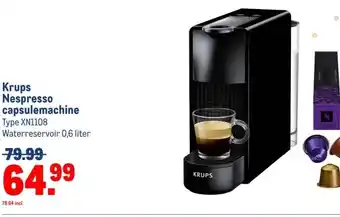 Krups Nespresso capsulemachine