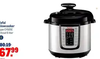Makro Tefal slowcooker aanbieding
