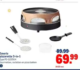 Makro Emerio pizzarette 3-in-1 aanbieding