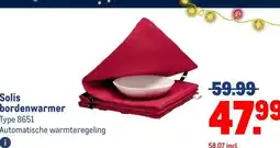 Makro Solis bordenwarmer aanbieding