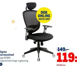 Makro Sigma bureaustoel aanbieding