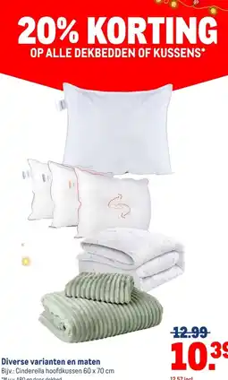 Makro Diverse varianten en maten aanbieding