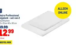Makro Metro Professional snijplank - set van 2 aanbieding