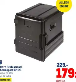 Makro Metro Professional thermoport GN1/1 aanbieding