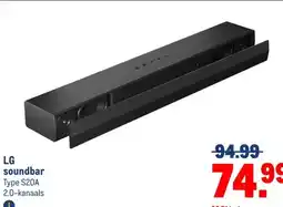 Makro LG soundbar aanbieding