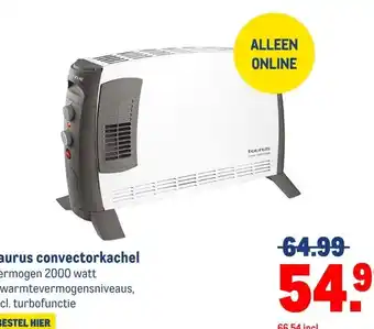 Makro Taurus convectorkachel aanbieding