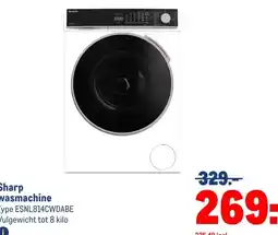 Makro Sharp wasmachine aanbieding