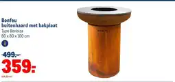 Makro Bonfeu buitenhaard met bakplaat aanbieding