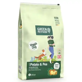 Zooplus Green Petfood VeggieDog Graanvrije Aardappel & Erwt - Dubbelpak: 2 x 10 kg aanbieding