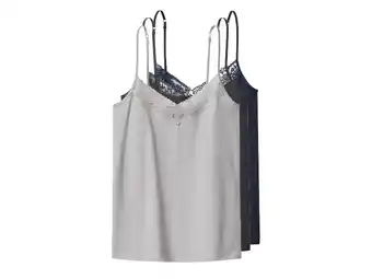 Lidl esmara Set van 3 dames spaghettitops aanbieding