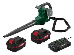 Lidl PARKSIDE Accu bladblazer en -zuiger 40 V met accu's en lader aanbieding