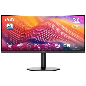 MediaMarkt MSI Modern Md342cqp - 34 Inch 3440 X 1440 (uwqhd) Va-paneel In Hoogte Verstelbaar aanbieding