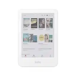 MediaMarkt Kobo Clara Colour Wit - 6 Inch 16 Gb Spatwaterbestendig aanbieding