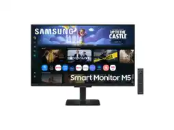 MediaMarkt Samsung Smart Monitor M5 Ls27fm500euxen - 27 Inch 1920 X 1080 (full Hd) Ips-paneel aanbieding