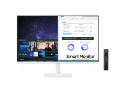 MediaMarkt Samsung Smart Monitor M5 M50f Ls27fm501euxen - 27 Inch Full Hd 1920 X 1080 Ips (in-plane Switching) aanbieding