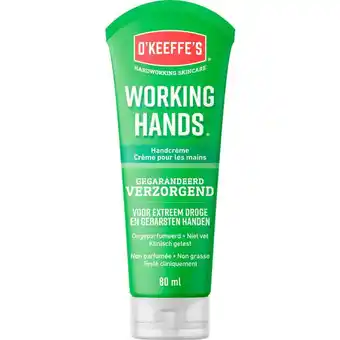 Etos O'Keeffe's Working Hands Handcrème 80 GR aanbieding