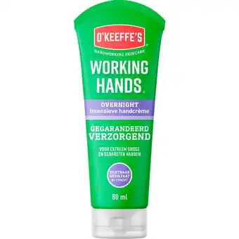 Etos O'Keeffe's Working Hands Overnight Handcreme 80 ML aanbieding