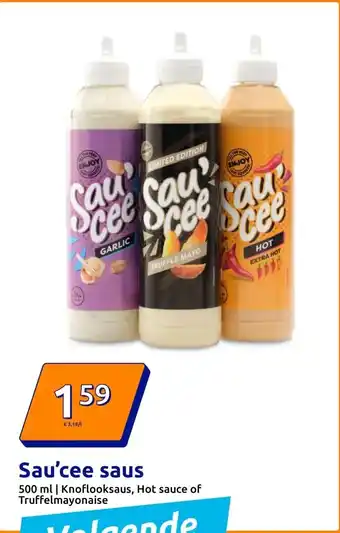 Action Sau'cee saus aanbieding
