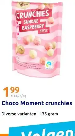 Action Choco Moment crunchies aanbieding