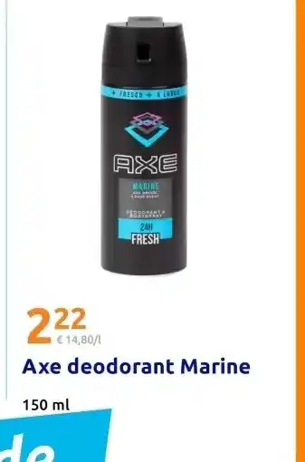 Action Axe deodorant Marine aanbieding