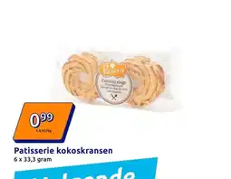 Action Patisserie kokoskransen aanbieding