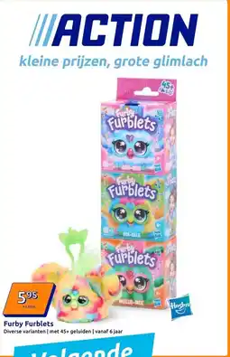 Action Furby Furblets aanbieding