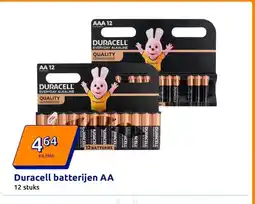 Action Duracell batterijen AA aanbieding