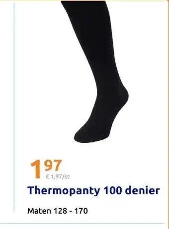 Action Thermopanty 100 denier aanbieding