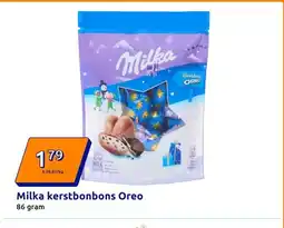 Action Milka kerstbonbons Oreo aanbieding