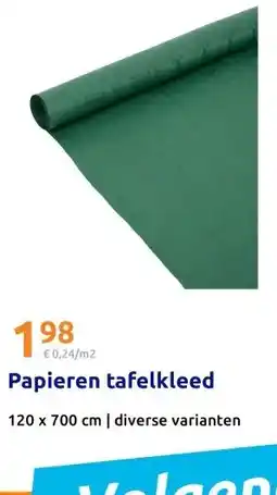 Action Papieren tafelkleed aanbieding