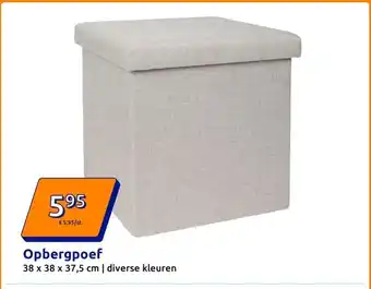 Action Opbergpoef aanbieding