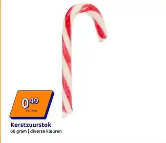Action Kerstzuurstok aanbieding