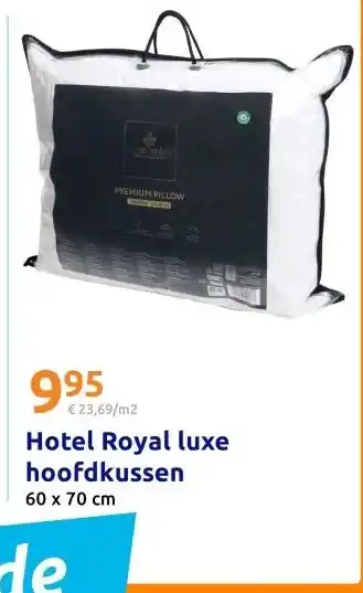 Action Hotel Royal luxe hoofdkussen aanbieding