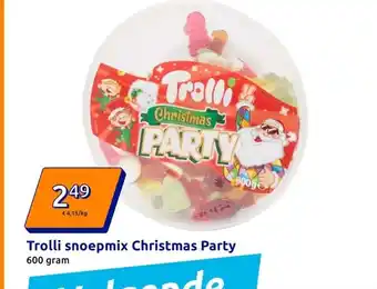 Action Trolli snoepmix Christmas Party aanbieding