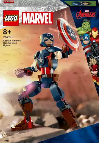 Bol.com LEGO Marvel Captain America bouwfiguur Avengers Speelgoed - 76258 aanbieding