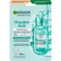Etos Garnier SkinActive Hydra Bomb Hydraterend + Verfrissend Tissuemasker aanbieding