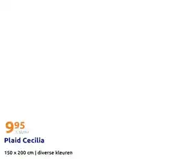 Action Plaid Cecilia aanbieding