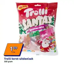 Action Trolli kerst-uitdeelzak aanbieding