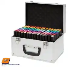 Action DécoTime twinmarkers in koffer aanbieding