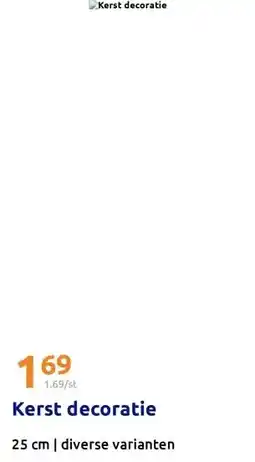 Action Kerst decoratie aanbieding