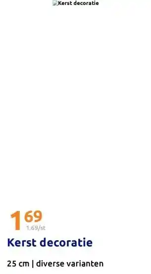 Action Kerst decoratie aanbieding