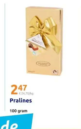 Action Pralines aanbieding
