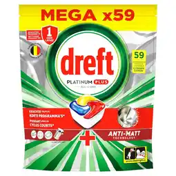 Plein.nl aanbieding2+1 gratis: Dreft Vaatwastabletten Platinum aanbieding