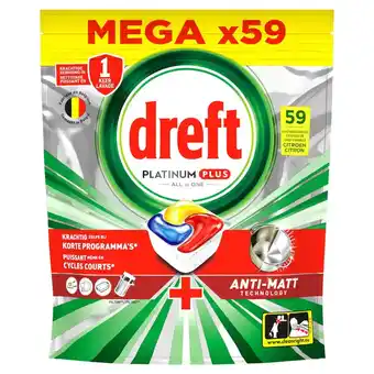 Plein.nl aanbieding2+1 gratis: Dreft Vaatwastabletten Platinum aanbieding