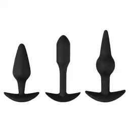 Kruidvat EasyToys Pleasure Kit Siliconen Butt Plug set aanbieding